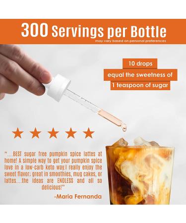 Stevia Select Pumpkin Spice Liquid Stevia Drops - 2 Oz | Zero Calorie Sweetener Extracted from Sweet Leaf | Keto Friendly & Sugar-Free - Buy Online on SooperMarket.com