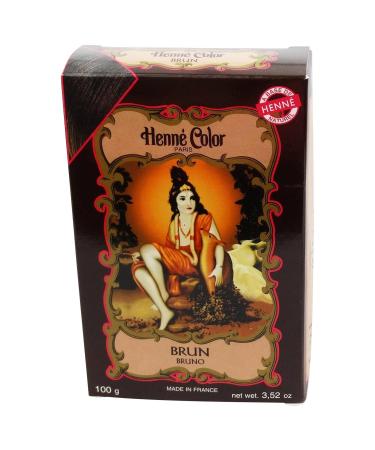 SITARAMA Henne Color Dye Powder Brown 100g - Natural Hair Coloring | International Shipping Available - Buy Online on SooperMarket.com