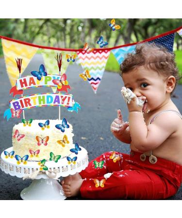40 Edible Butterfly Decorations for Cakes - Tortendeko Birthday & Cake Decor - Buy Online on SooperMarket.com