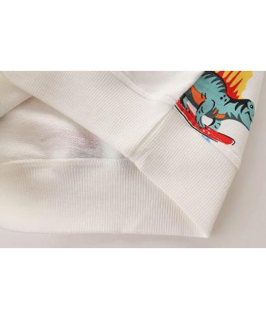 Kids Dinosaur Sweatshirt Boys Girls Cotton Top | Long Sleeve Pullover | Toddler Baby Clothes 1-8 Years | 2-3 Years Dinosaur 06 - Buy Online on SooperMarket.com