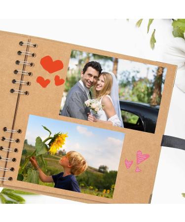 8x8 Inch DIY Scrapbook Album - Perfect for Wedding, Anniversary, and Family Photos - Buy Online on SooperMarket.com