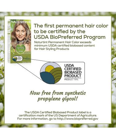 Naturtint 8N Wheat Germ Blonde Hair Color - Pack of 6 | Ammonia Free, Vegan & Cruelty Free | Up to 100% Gray Coverage | Long Lasting Results - Buy Online on SooperMarket.com