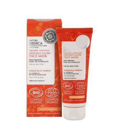 Natura Siberica Organic Certified All Skin Types Instant Glow Face Mask