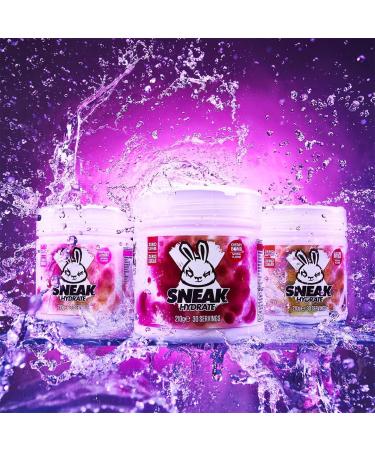SNEAK Raspberry Lemonade Hydrate Edition - Zero Caffeine, Zero Sugar, Ashwagandha, Coconut Water - 30 Servings - Buy Online on SooperMarket.com
