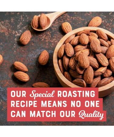Sunburst Whole Almonds Dry Roasted & Sea Salted Non GMO (No Oil) 1kg - Buy Online on SooperMarket.com