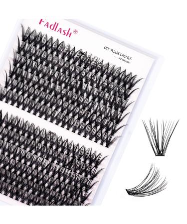 Lash Clusters 240 30d+40d Individual Lashes 0.07mm Wispy Cluster Lashes Resuable Eyelash Clusters DIY Eyelash Extension Individual Lash Extension Supplies (30D/40D-0.07C  14mm)