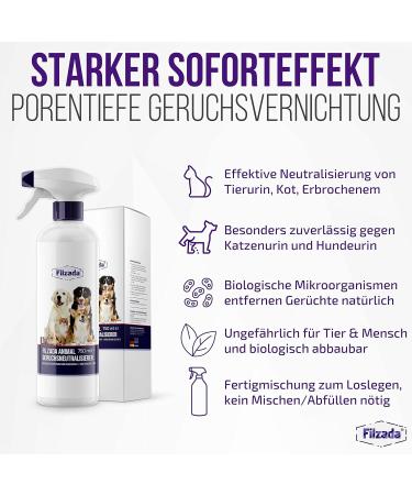 Filzada Animal Odor Remover | Professional Enzyme Cleaner for Cat Odors & Animal Smells - Fast & Effective Solution - Buy Online on SooperMarket.com