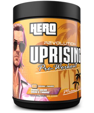 Revolution Nutrition Uprising Hero Citrulline Malate 2:1 DMAE Lion's Mane Caffeine For Men & Women 450g 30 Servings Orange Cream Orange Cream 450g