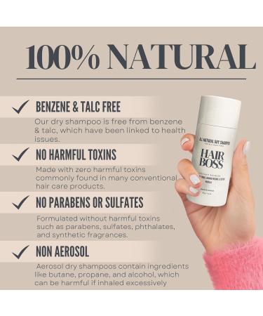 Natural Dry Shampoo Powder | Travel Size Volume Powder for Women & Men | Non-Toxic Talc & Benzene Free Mattifying Formula - Buy Online on SooperMarket.com