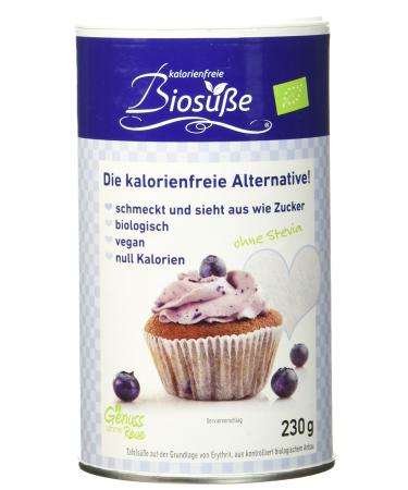 Bios ße organic erythritol calorie-free sugar substitute from controlled organic cultivation pack of 2 (2 x 230 g) 230 g (pack of 2)