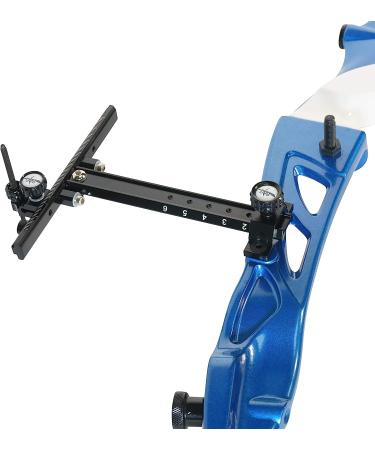 SAS Archery Recurve Bow Target Sight - T Shape Adjustable with Fiber Pin Sight, Aluminum Detachable for Compound Competition - RH or LH, Black - Buy Online on SooperMarket.com