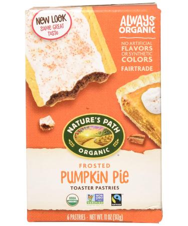Natures Path Toaster Pastry Pumpkin Pie Frosted, 11 oz
