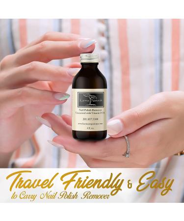 Karma Organic Unscented Nail Polish Remover with Vitamin E Oil - Non Toxic, Vegan, Cruelty Free, Acetone Free - 4 fl. Oz - Buy Online on SooperMarket.com