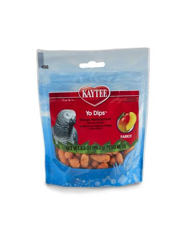 Kaytee Yo Dips Mango Flavored Treat for Parrots and Large Birds 3.5 Ounce (Pack of 1)