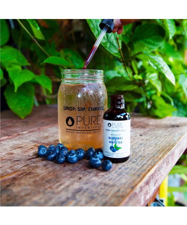 Pure Inventions Blueberry & White Tea Infusion Drops - 60 Servings, 2oz - No Sugar or Artificial Sweeteners - Buy Online on SooperMarket.com