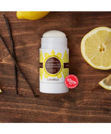 Lavanila Natural Aluminum Free Deodorant 2-Pack Vanilla Lemon - The Healthy Deodorant for Men and Women Solid Stick (2 Ounce Each) Vegan Vanilla Lemon 2 Ounce (Pack of 2) - Buy Online on SooperMarket.com