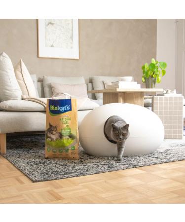 Biokats Natural Care Fine Clumping Cat Litter - Eco-Friendly & Compostable Plant Fibers - 8L Bag | International Shipping - Buy Online on SooperMarket.com