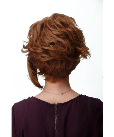 Shop WIG ME UP F2176A-M30Y - Short Wild Teased Wavy Ladies Wig in Reddish Brown & Brown Fawn - International Shipping Available - Buy Online on SooperMarket.com