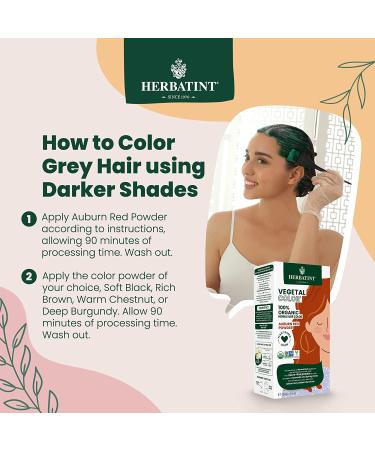 Herbatint Henna Color Organic Hair Dye - Rich Brown 3.5oz - Vegan Plant-Based Formula - Buy Online on SooperMarket.com