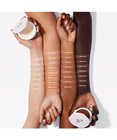 e.l.f. Camo Powder Foundation Light 210 N - Primer-Infused Long-Lasting Coverage (0.28 oz) - Buy Online on SooperMarket.com