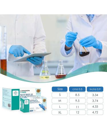London Labs Nitrile Exam Gloves 4 Mil Thick - Latex-Free & Powder-Free - Large 1000 Count - Buy Online on SooperMarket.com