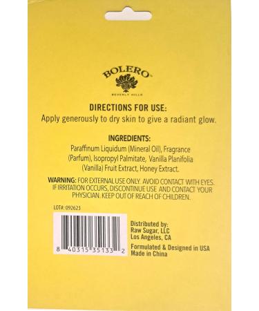 Nourishing Body Oil - Vanilla Bean & Honey | All Skin Types | 1 fl oz | Hydrating & Soothing - Buy Online on SooperMarket.com