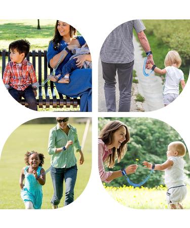 Roeoi Anti Lost Wrist Link Safety Wrist Link with Key Lock for Toddlers  Babies & Kids  Safety Harnesses & Leashes (Blue / 1.5m) 59 Inch (Pack of 1) Blue - Buy Online on SooperMarket.com