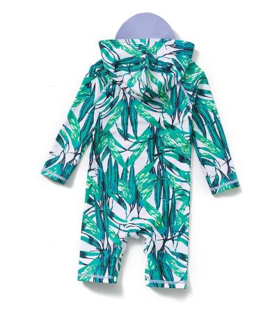 BONVERANO Baby Boys Swimsuit | Toddler Bathing Suit with UPF 50+ Sun Protection | Full-Zip Hoodie One Piece Swimwear | 6-9 Months - Buy Online on SooperMarket.com