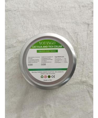 YOTANGO Cat Collar Repellent 1 Pack Cat Collar-Built-in Pant-Based Formula Strong Repellency Slow Release Pleasant Aroma Waterproof (Yellow) - Buy Online on SooperMarket.com