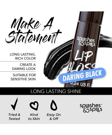 Red & Black Lip Gloss - Luxurious Vibrant Color with Full Coverage and Shiny Finish - Buy Online on SooperMarket.com