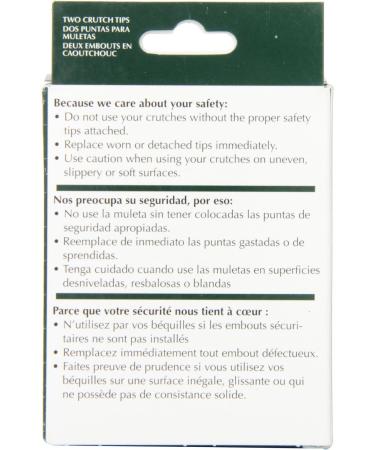 PCP Mobility & Homecare Medium Crutch Tips Grey - Buy Online on SooperMarket.com