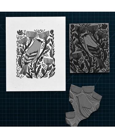 Falling in Art Soft Linoleum Carving Block 9 x 12 Grey - 2 Pack | High-Quality Material - Buy Online on SooperMarket.com