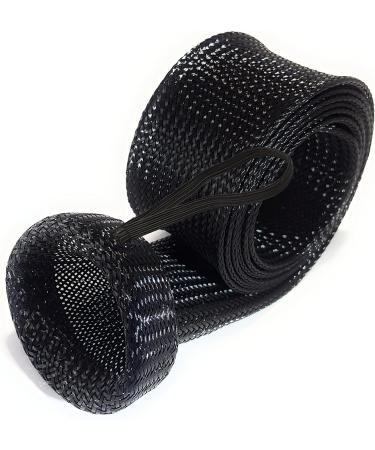 Reaction Tackle Fishing Rod Socks - Ultimate Protection for Baitcasting & Spinning Rods - Fits 7ft & 8ft - 2-Pack XL Black Sleeves - Buy Online on SooperMarket.com