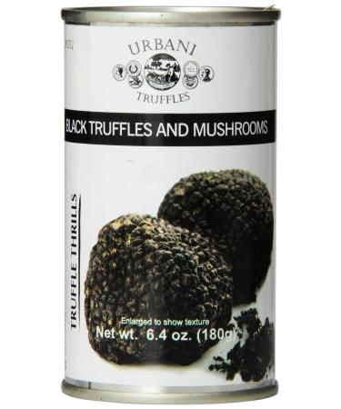 Urbani Truffles Truffle Thrills, Black Truffles and Mushrooms, 6.4 Ounce Can