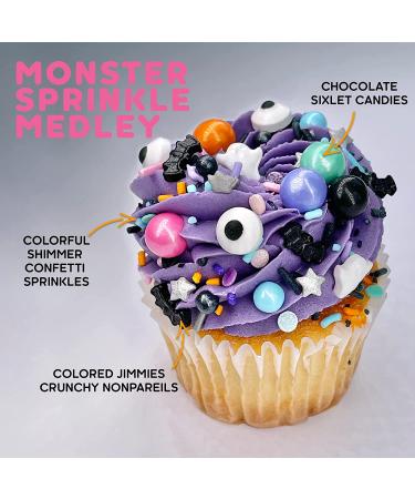 Manvscakes Sprinkles - Themed Sprinkles for Cake Decorating  Sprinkle Mix for Cookies  Ice Cream  Fondant Cake  Caramel Apples  Cupcakes & Other Desserts  Assorted Halloween & Fall Sprinkles  4 oz - Buy Online on SooperMarket.com