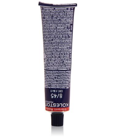 Wella Professionals Koleston Perfect Permanent Cremeharenarbe 8/45 Hell Blond Red-Mahogany 1 Pack (1 x 60 ml) 8/45 Hell Blond red.Maha.