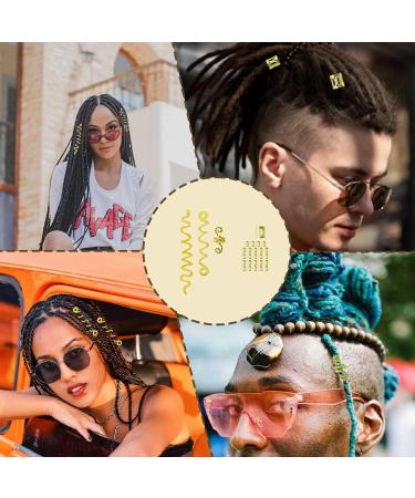 Surplex Dreadlocks Jewellery Hair Spiral Clips Spiral Hair Clip Braids Jewellery Adjustable Metal Cuffs Hair Braiding Bead Hair Rings Aluminium Dreadlocks Accessories for Women Men Braids Decoration - Buy Online on SooperMarket.com