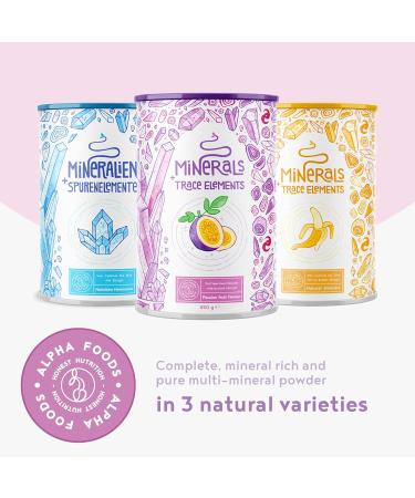 Passionfruit Flavour Calcium Magnesium Zinc Powder 450g (45 Servings) - Supports Healthy Bones, Teeth & Muscles - Alpha Foods - Buy Online on SooperMarket.com