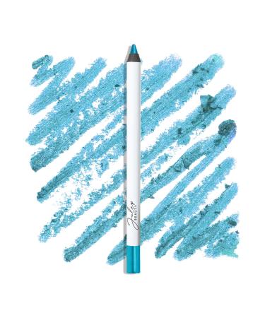 Julep When Pencil Met Gel Sharpenable Multi-Use Longwear Eyeliner Pencil - Neon Blue Shimmer - Transfer-Proof - High Performance Liner 27 Neon Blue Shimmer