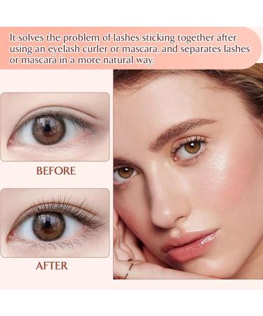 Virtcooy Eyelash Comb | Lash Definer Comb Brow Separator for Girls - Portable Makeup Mascara Comb Eye Lash Separator for Women Girls - Buy Online on SooperMarket.com