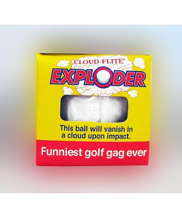 Trick Exploding & Unputtable Golf Ball 3 Pack - Perfect for Pranks and Laughs - Buy Online on SooperMarket.com
