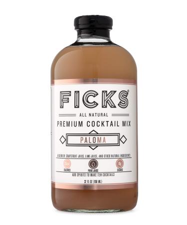 Ficks Premium Cocktail Mix (Paloma, 2pack - 32oz ea.) Paloma 32 Fl Oz (Pack of 2)