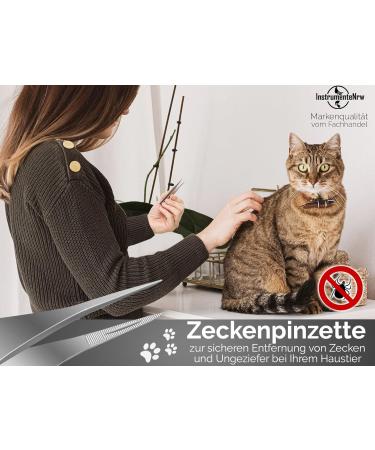 Professional Tick Removal Tweezers - 11cm Stainless Steel for Foreign Body & Splinter Removal | International Shipping - Buy Online on SooperMarket.com