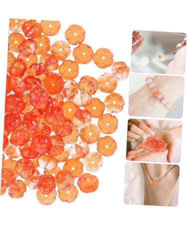 KONTONTY 100pcs Pumpkin Beads Bracelet DIY Supplies Earring Beads Lantern Charm Beads DIY Bead Pumpkin Loose Beads Thanksgiving Earring Making Beads Tibetan Beads Bags Czech Republic Glass - Buy Online on SooperMarket.com