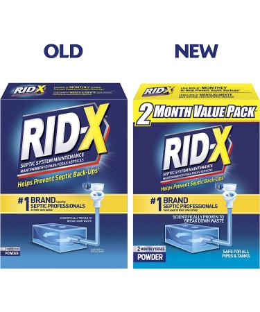 Rid-X Septic Tank Treatment Powder 19.6oz - Keep Your Septic System in Top Condition - Buy Online on SooperMarket.com