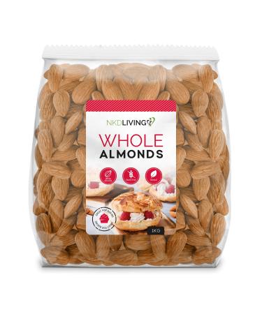 NKD Living Whole Almonds 1kg from Spain