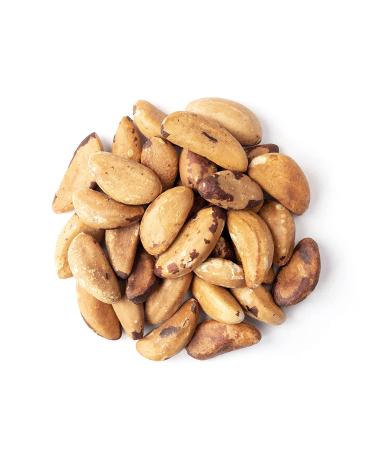 Organic Dry Roasted Brazil Nuts with Himalayan Salt - 1lb | Non-GMO | Vegan & Kosher | High Protein & Selenium | Keto-Friendly Snack - Buy Online on SooperMarket.com