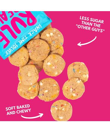 Rule Breaker Snacks Vegan Gluten Free Birthday Cake Blondie Cookie Bites 4 oz (Pack of 2) | Plant-Based, Dairy-Free, Nut-Free, Soy-Free, Allergen-Free, Kosher School Snacks for Kids and Adults - Buy Online on SooperMarket.com