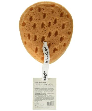 Cleanlogic Foam Sea Sponge 1 Count - Bath and Body Foam Body Sponge - Buy Online on SooperMarket.com