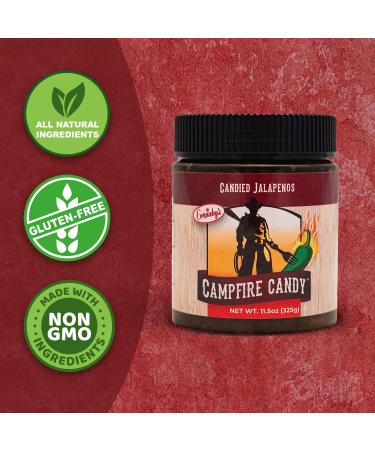 Cornaby's Campfire Candy Relish - Sweet & Spicy Candied Jalapeno Peppers (12 oz) | Plant-Based, Non-GMO, Gluten-Free Gourmet | Made in USA - Buy Online on SooperMarket.com